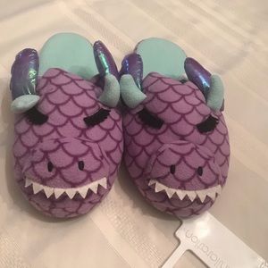 Purple Dragon Slippers Women’s L 9 10 Xhilaration
